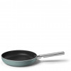 Smeg FPF2802EGM frigideira, 28 cm, cerâmica, cabo de aço inoxidável, verde esmeralda