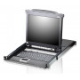 ATEN CL5708M switch KVMP LCD 17 polegadas 8 portas, Nordic