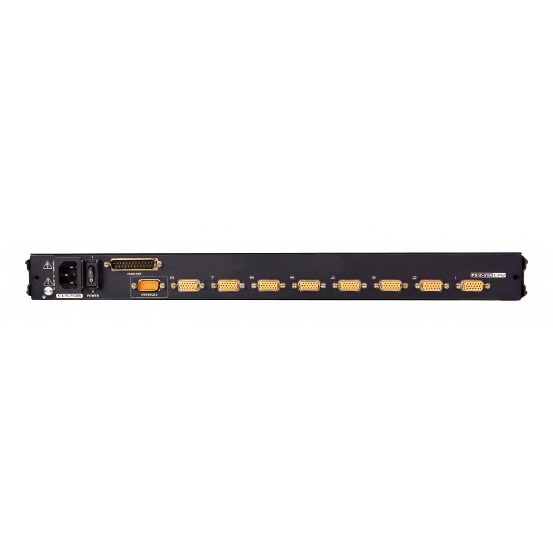 ATEN CL5708M switch KVMP LCD 17 polegadas 8 portas, Nordic