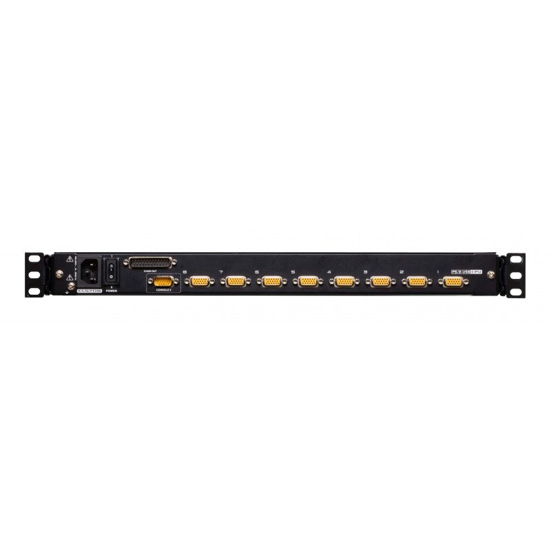 ATEN CL5708M switch KVMP LCD 17 polegadas 8 portas, Nordic