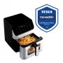 TESLA AirCook DualHeat QD65 XXL fritadeira de ar quente digital com aquecimento duplo