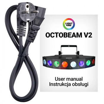 Luz de efeito de discoteca LED Light4Me OCTOBEAM V2