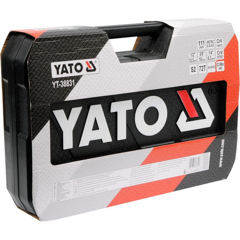 Yato YT-38831 Conjunto de ferramentas de mecânico 111 ferramentas