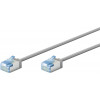 Goobay Cabo de patch Slim Cat6a U/FTP RJ45, 1 m, cinzento