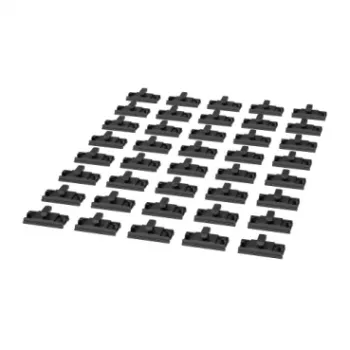 APC NetShelter - Conector de ligação para calhas de montagem em rack - preto (pack de 40)