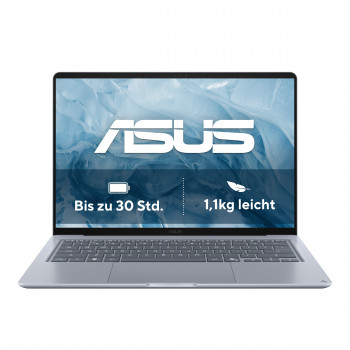 ASUS Zenbook 14 UX3480QA-SF003W Portátil 14 polegadas - Qualcomm Snapdragon X X1-26-100, 16GB RAM, 512GB SSD, Windows 11 Home