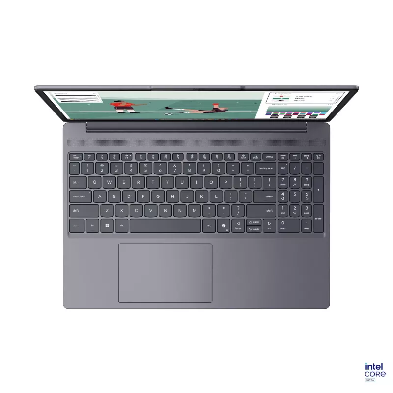 Lenovo IdeaPad Slim 3 15IPH11 Portátil 15,3 polegadas WQXGA OLED - Intel Core Ultra 5 322, 16GB RAM, 512GB SSD, Windows 11 Home, Luna Grey