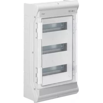 Hager Vector VE312PN quadro de distribuição, IP65, 3x12 PLE, resistente aos UV, LE