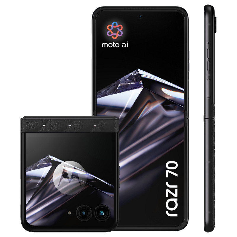 Motorola Razr 70 Swarovski Edition smartphone - 8GB RAM, 256GB, preto