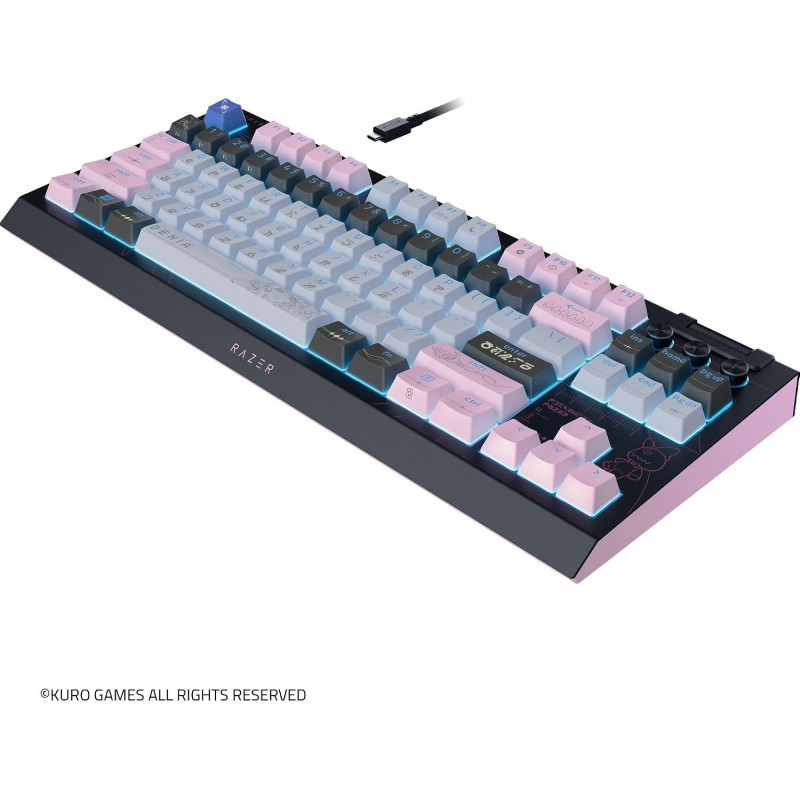 Razer BlackWidow V4 Tenkeyless HyperSpeed Wireless teclado gaming, US, Orange Switch, Wuthering Waves Edition