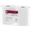 satino by wepa HiLine rolo de limpeza, 2 folhas, branco-extra, 525 m, 100% reciclado, folha 230 x 350 mm, pack de 2 (315770)