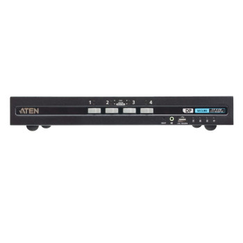 ATEN CS1184DP4C-AT-G Comutador KVM DisplayPort 4K USB de 4 portas