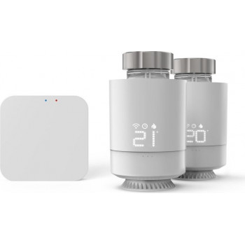Hama Controlo de aquecimento Smart Wi-Fi, 2x termostato inteligente para radiador + hub