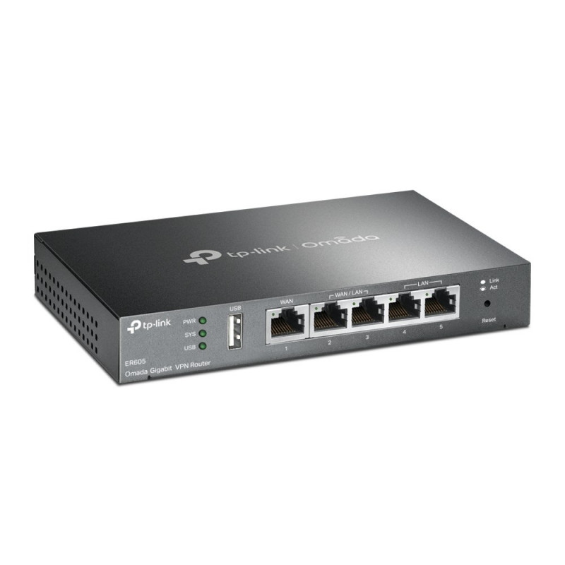 Router VPN Gigabit TP-Link ER605 (TL-R605), preto