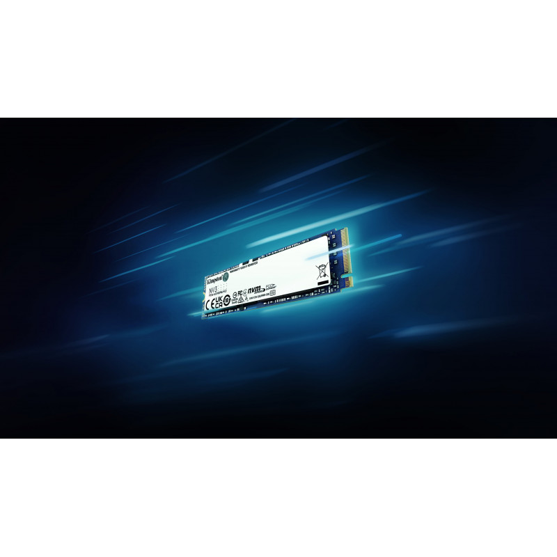 SSD interna Kingston NV3 500GB M.2 2280 PCIe 4.0 x4 NVMe (SNV3S/500GBK)