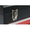 Caixa de ferramentas/peças pequenas Yato YT-08874 aço inoxidável preto, vermelho