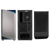 Caixa Mid Tower SilverStone Seta A1, vidro temperado - preto/prateado