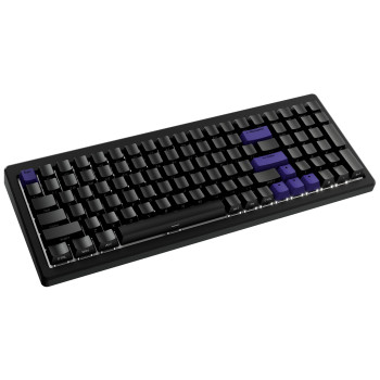 Teclado gaming Ducky Cushion 98, 96%, layout US (ANSI), switches Shush Red – Preto mate