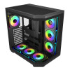 Caixa gaming ATX Ultra Tower FSP U580 ARGB – preto