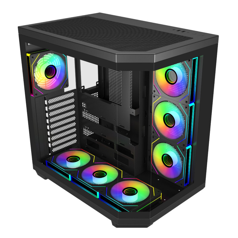 Caixa gaming ATX Ultra Tower FSP U580 ARGB – preto