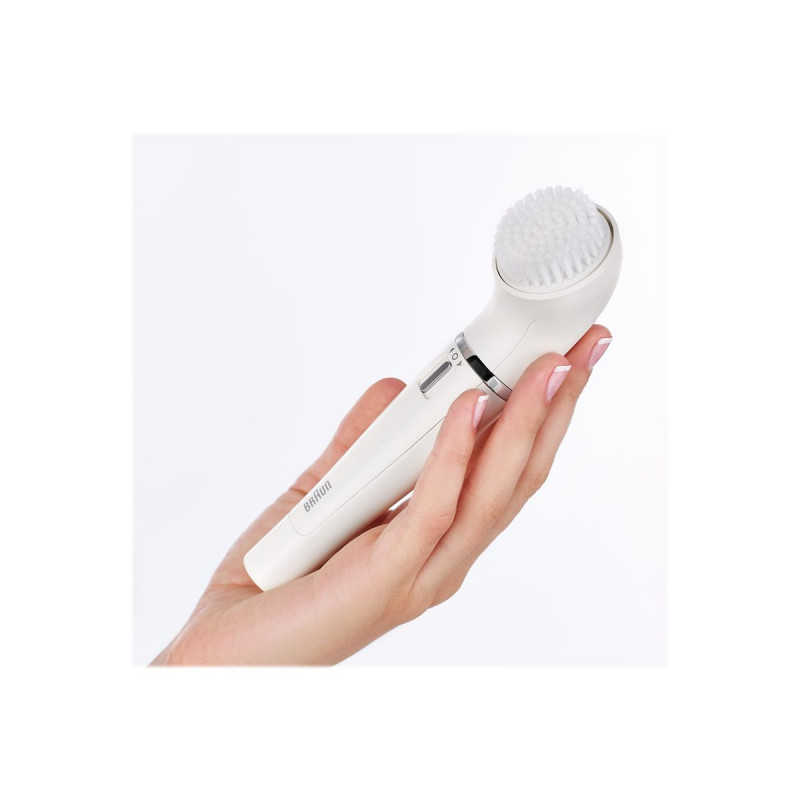 Depiladora facial Braun Face SE810 com cabeça de escova de limpeza