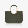 reisenthel loopshopper L cesto de compras, forest gold, repelente à água, 25 L (OR5054)