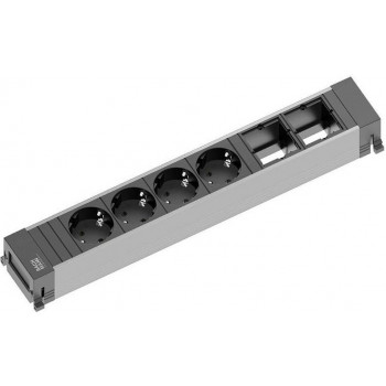 Bachmann POWER FRAME Régua de tomadas, 4 tomadas, entrada GST18i3, 20 cm (916.030)