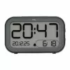 TFA Dostmann Bingo Despertador digital híbrido, ecrã LCD/LED, Preto/Antracite, 60.2048.01