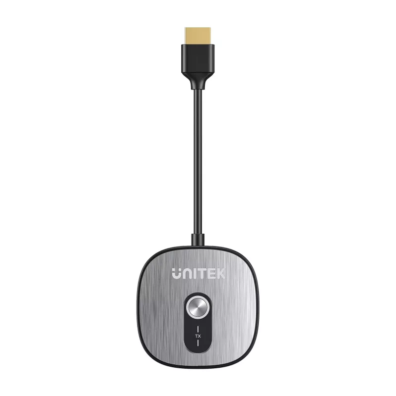 Unitek Transmissor sem fios (para recetor V1717C) | HDMI 4K@30Hz | P2P | Miracast | AirPlay