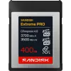 SanDisk Extreme PRO 400GB Cartão de memória CFexpress 4.0 tipo B (SDCFEB-400G-GN4NN)