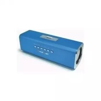 Technaxx Musicman Altifalantes ativos para USB e SD com bateria azul