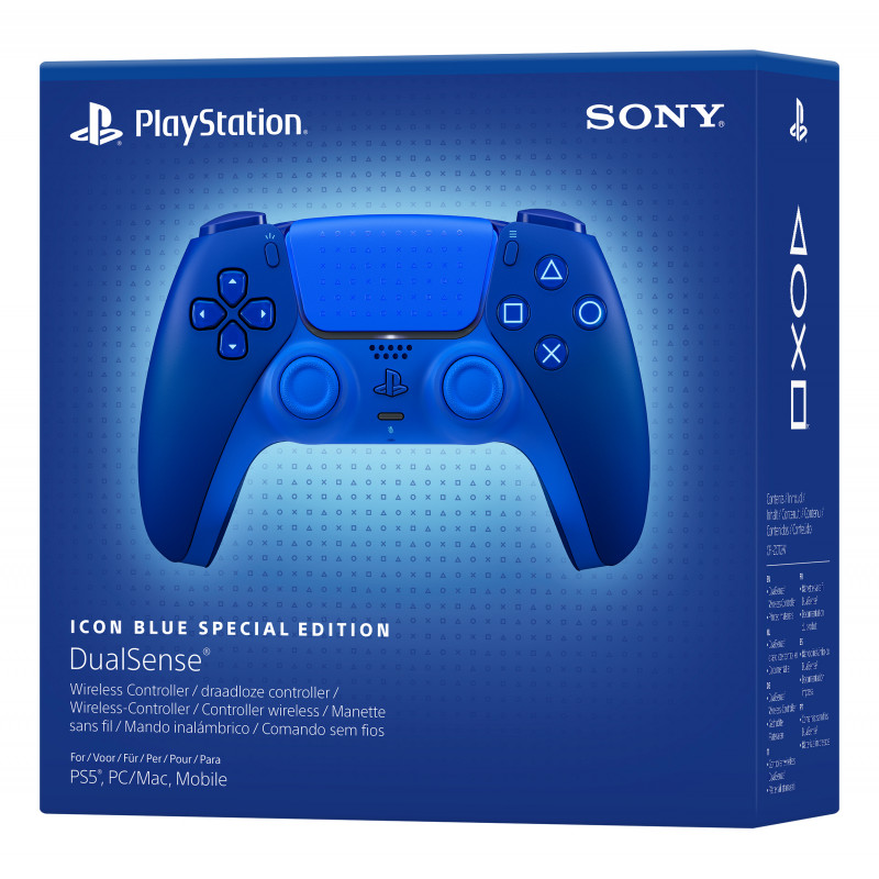 Comando sem fios Sony DualSense - Icon Blue Special Edition (azul)