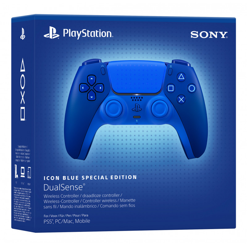 Comando sem fios Sony DualSense - Icon Blue Special Edition (azul)