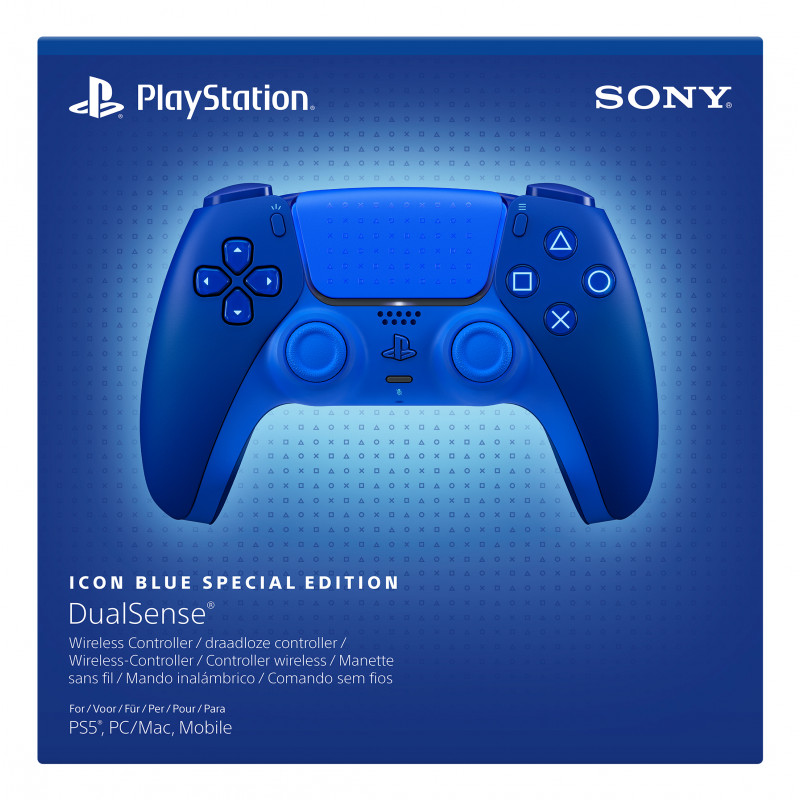 Comando sem fios Sony DualSense - Icon Blue Special Edition (azul)
