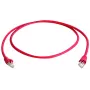 Cabo de patch Telegärtner Cat6a S/FTP RJ45 snagless, 10 m, vermelho