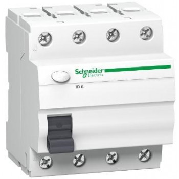 Interruptor diferencial K60 25A 4 polos 30mA Tipo AC A9Z05425, Schneider