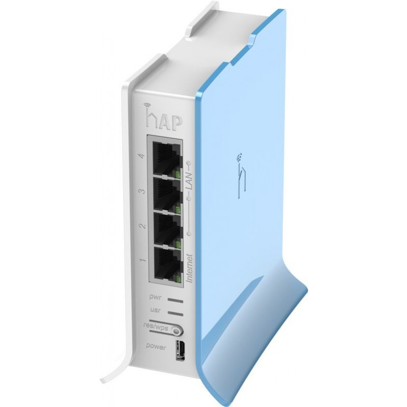 Ponto de acesso wireless MikroTik RB941-2ND-TC, 300 Mbit/s, azul/branco