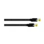 Cabo de patch Cordial Cat5e S/UTP RJ45, 0,3 m, preto