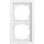 Moldura de cobertura GIRA 0212725 2 módulos plana Gira F200 branco puro