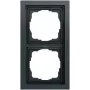 Moldura de cobertura GIRA 021273 2 módulos Gira F200 antracite (lacado)