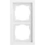 Moldura de cobertura GIRA 021272 2 módulos, Gira F200, branco puro