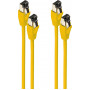 Cabo de rede Cat8.1 F/FTP shiverpeaks, 7,5 m, amarelo