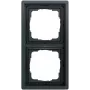 Moldura de cobertura Gira 0212173 2 módulos, Gira F100, antracite (lacado)