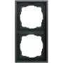 Moldura de cobertura Gira 021283 2 módulos, Gira F300, antracite (lacado)