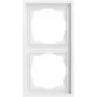 Moldura de cobertura Gira 021282 2 módulos, Gira F300, branco puro