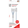 Cabo USB 2GO USB-B para USB-C/Micro-USB-B/Lightning, 1,5 m, multicolor