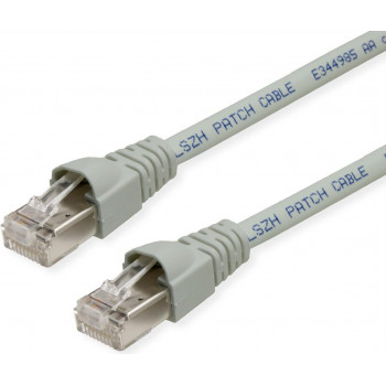 Cabo de rede MP8 FS 500 Cat.6A RJ45 Telegärtner, LSZH, 8 m, cinzento