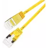 Cabo de rede Slim Cat6a U/FTP RJ45 Wirewin, 5 m, amarelo