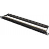 Patch panel Getfort PGF-6UTP24-B7 UTP Cat.6, 24 portas, 0,5U
