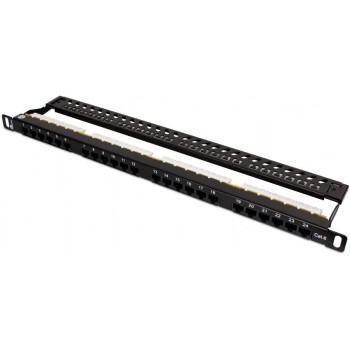 Patch panel Getfort PGF-6UTP24-B7 UTP Cat.6, 24 portas, 0,5U
